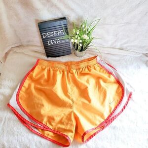 Nike Dri-Fit Womens Shorts Yellow M Running Active Athletic